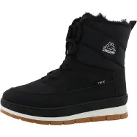 Kappa Bottes Damenschuhe, doublées, bottes d'hiver, noires, pour le quotidien