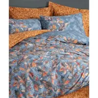 L'essentiel Maison , Alekra - Mustard, Ensemble housse de couette Ranforce king-size (FR), 100 % COTON RANFORCE, moutarde, 240 x 220 cm