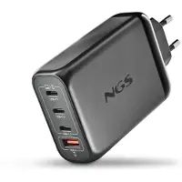 NGS Chargeur Mural Avec 1 Port Usb-a Et 3 Ports Usb-c 140w