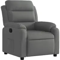 vidaXL Fauteuil relax gris foncé Tissu