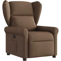 vidaXL Fauteuil relax brun Tissu