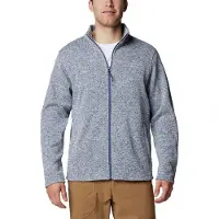 Columbia Alto Pass Fleece avec fermeture éclair sur toute la longueur Gris S Hommes Gris S