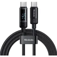 Mcdodo CA-5780 Câble de données USB-C vers USB-C 60W 1.2m (noir) (1.20 m, 60 W)