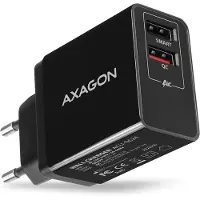 Aucune Chargeur - AXAGON ACU-QS24 - 2 x USB-A QC3.0 - 24 W - Noir