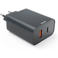 Hama Chargeur rapide, USB-C, USB-A, Power Delivery (PD), 45 W, noir