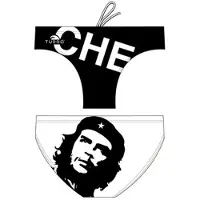 Turbo Che Guevara Swimming Brief Noir 5XL Homme