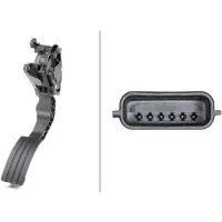 Hella Capteur, position de pédale d'accélérateur 6PV 009 978-711