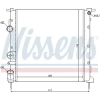 Nissens Radiateur, refroidissement du moteur