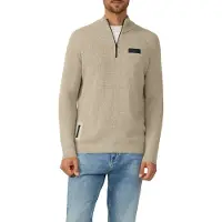 s.Oliver Pull-over beige chiné