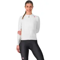 Castelli Espresso Thermal Long Sleeve Jersey Blanc L Femme