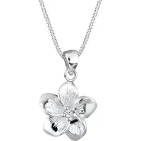 Elli DIAMONDS Chaîne 'Frangipani Blüte' argent