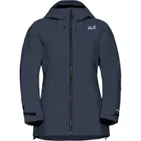 Jack Wolfskin Flowline Pro 2L Ins, veste de ski, femme, bleu foncé