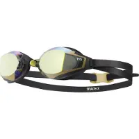 Tyr Stealth-x Performance Mirror Swimming Goggles Noir,Doré