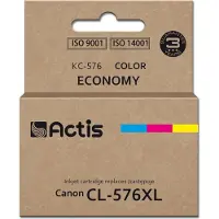 Actis KC-576 Canon printer ink, replacement Canon CL-576XL; Supreme; 15 ml; colour: blue, yellow, red