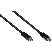 Varia Câble USB-C vers USB-C USB 3.1 Gen1, 1,5 m, noir