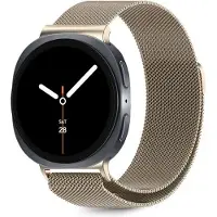 Tech-Protect Stainless Steel Strap Samsung Galaxy Watch 8/8 Classic (40 mm, 44 mm, 46 mm, Acier inoxydable), Sangles de montre, Or