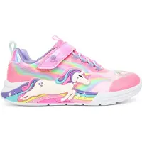 SKECHERS Baskets 'Unicorn Chaser' aqua / jaune / violet clair / rose clair