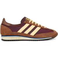 Adidas Originals Baskets basses 'SL 72' ivoire / marron châtaigne / lie de vin