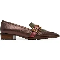 Hispanitas pour femme. CHI254262 Chaussures en cuir marron Turin (37), 1 à 3 cm, Aucun, Casuel