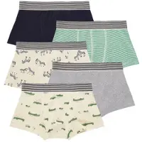 Petit Bateau Boxers LOT BOXER X5 garcons - Multicolore - 8 ans
