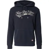 Superdry Heritage Brand Relaxed Fit Hoodie Noir S Homme