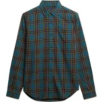 Superdry Vintage Check Long Sleeve Shirt Bleu XL Homme