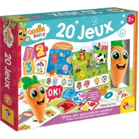 Lisciani Stylo parlant - Jeu Éducatif - CAROTINA BABY - 20 jeux - Dès 2 ans