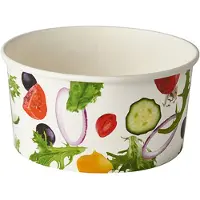 Papstar 86035 Vaisselle jetable Bol, Contenant à usage unique, Vert, Multicolore