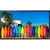 Samsung OM55B Panneau plat de signalisation numérique 139,7 cm (55") LCD Wi-Fi 3000 cd/m² 4K Ultra HD Noir Processeur intégré Tizen 5.0 24/7