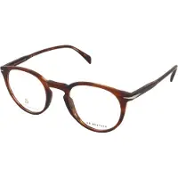 David Beckham Lunettes de Vue DB 1139 49/22/150 Brown horn Acetate frames MAN DB 1139