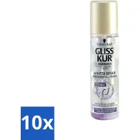 Schwarzkopf Gliss-Kur - Spray Anti-Tangle - Réparation hivernale - Coiffage facile - 200 ml - Pack avantage - 10 pièces