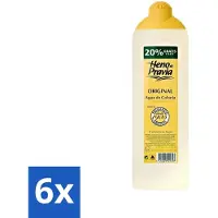 Heno de Pravia - Eau de Cologne - Parfum original - Rafraîchissant & 780 ml - Pack avantage - 6 pièces