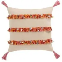 J-Line Coussins ARTEANE - Orange - 45x45 cm