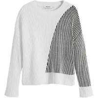 Desigual Pull-over noir / blanc