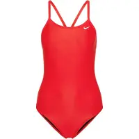 Nike Solid Racerback Swimsuit Rouge 30 Femme