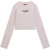 GUESS T-Shirt rose / noir