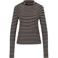 Guido Maria Kretschmer Women T-shirt 'Juli ' noir / blanc