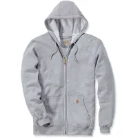 Carhartt K122 Loose Fit Full Zip Sweatshirt Gris S Homme