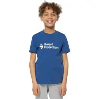 Sweet Protection Sweet Short Sleeve T-shirt Bleu 152 cm Garçon