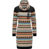 Ragwear Robe 'Chlloe' bleu clair / jaune / orange / noir