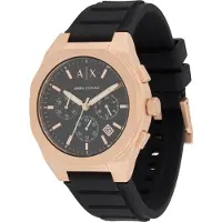 Giorgio Armani Chronographe Exchange Noir Collection Sync - homme