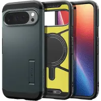 Spigen Coque Tough Armor MagSafe pour Google Pixel 10 / 10 Pro - Abyss Green