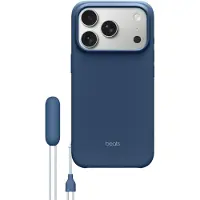 Beats by Dr. Dre Coque avec support avec MagSafe et contrôle de caméra pour Apple iPhone 17 Pro Max - Bedrock Blue