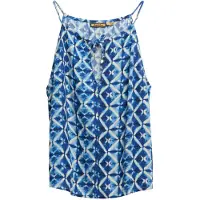 Superdry Haut beige / bleu / bleu clair / noir