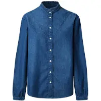 Pepe Jeans pour femme. PL30512035A0 Chemise Regular Denim blue (XL), Bleu, Casuel, Coton, Manche longue