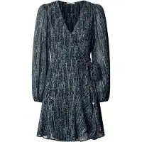 Pepe Jeans pour femme. PL9537721 Robe Maisa bleue (S), Casuel, Viscose, Manche longue