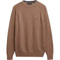 Superdry pour homme. M6110689A Pull en laine marron (L), Casuel