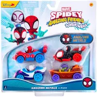 Spidey and his Amazing Friends Amazing Metals Car 4 Pack Car Clair Enfants