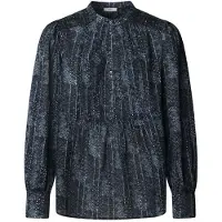 Pepe Jeans pour femme. PL3051284 Blouse Pay bleue (S), Casuel, Viscose, Manche longue