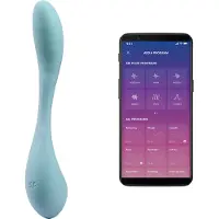 Satisfyer G-Spot Flex 5 - Vibromasseur point G connecté via application (vert)